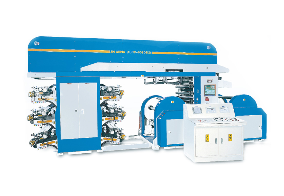 BDN Series – Doctor Blade type 8 COLORS FLEXOGRAPHIC PRINTING MACHINE (OFF-LINE)