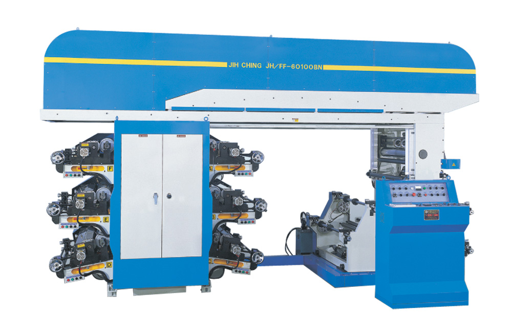 BN Series – Standard type 6 COLORS FLEXOGRAPHIC PRINTING MACHINE